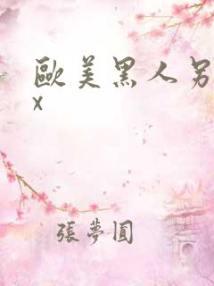 欧美黑人另类xx