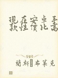 现在安卓手机哪款性价比高