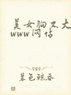 美女胸又大又黄www网站