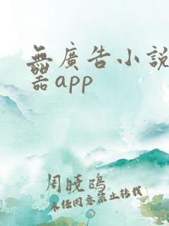 无广告小说阅读器app