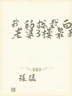 我的总裁白富美老婆3楼最新章节列表列表