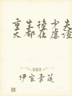 重生后少夫人每天都在虐渣