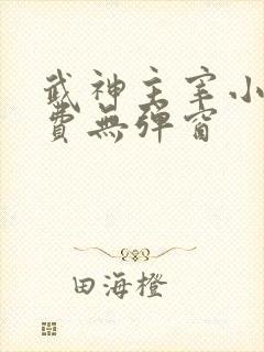 武神主宰小说免费无弹窗