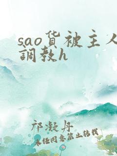 sao货被主人调教h