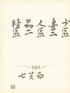 精品人妻少妇一区二区三区在线视频