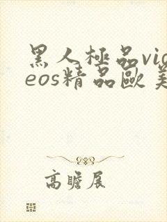 黑人极品videos精品欧美裸