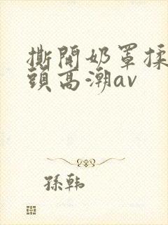 撕开奶罩揉吮奶头高潮av