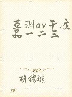 亚洲av午夜精品一二三