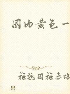 国内黄色一级片