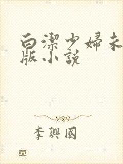 白洁少妇未删减版小说