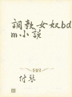 调教女奴bdsm小说