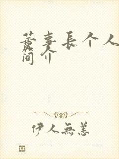 董事长个人经历简介