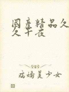 国产精品久久久久午夜