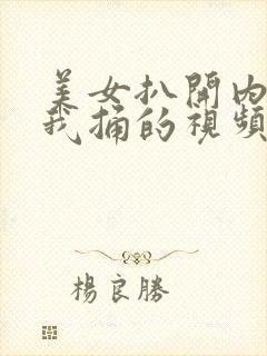 美女扒开内裤让我捅的视频