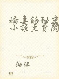 娇妻的秘密陈静小说免费阅读