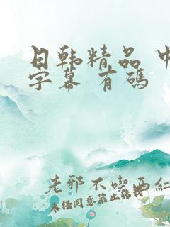 日韩精品 中文字幕 有码