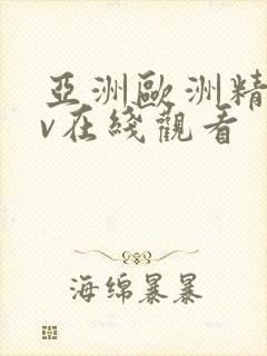 亚洲欧洲精品av在线观看