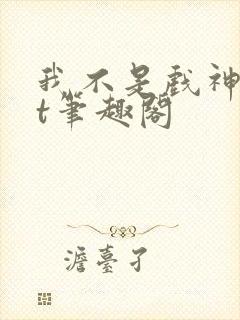 我不是戏神txt笔趣阁