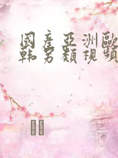 国产亚洲欧美日韩另类视频