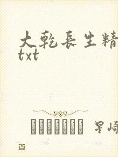 大乾长生精校版txt