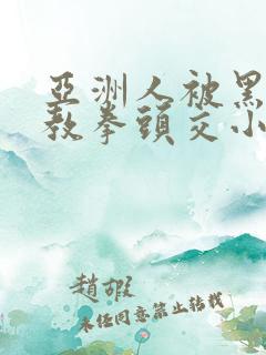 亚洲人被黑人调教拳头交小说