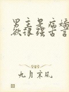 男主是病娇占有欲很强古言