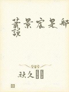 萧景宸是哪部小说