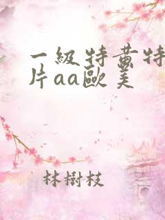 一级特黄特色大片aa欧美