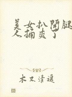 美女扒开腿让男人捅爽了