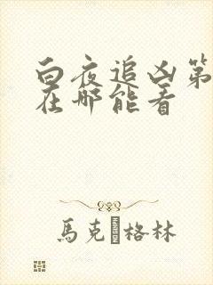 白夜追凶第二季在哪能看