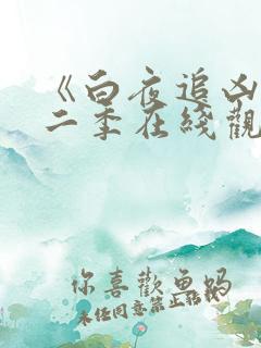 《白夜追凶》第二季在线观看