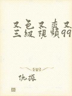 又色又爽又黄的三级视频99