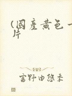 (国产黄色一级片