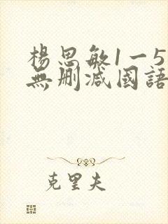 杨思敏1一5集无删减国语在线看