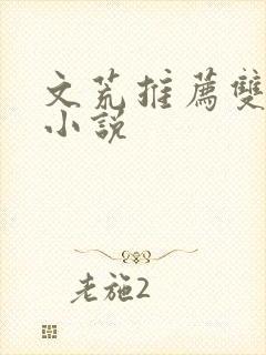 文荒推荐双男主小说