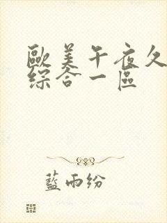 欧美午夜久久就综合一区