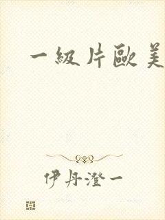 一级片欧美激情