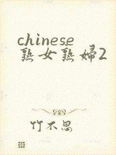 chinese熟女熟妇2