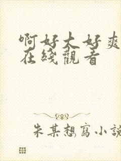 啊好大好爽视频在线观看