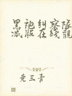 黑袍纠察队无删减版在线观看