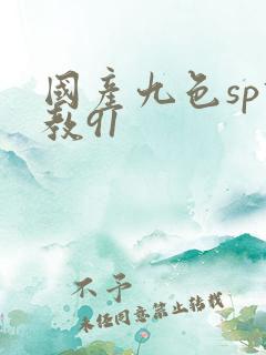 国产九色sp调教91