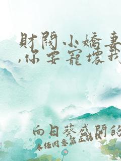 财阀小娇妻,叔,你要宠坏我