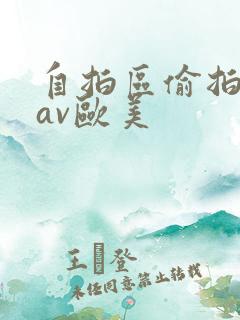 自拍区偷拍亚洲av欧美