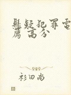 悬疑犯罪电影推荐 高分