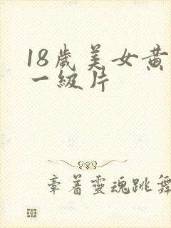 18岁美女黄色一级片