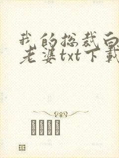 我的总裁白富美老婆txt下载