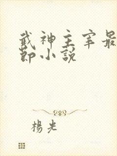 武神主宰最新章节小说