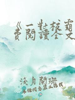 《一对校霸》免费阅读全文