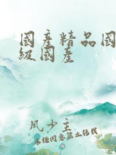 国产精品国产一级国产