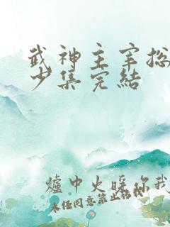 武神主宰总共多少集完结